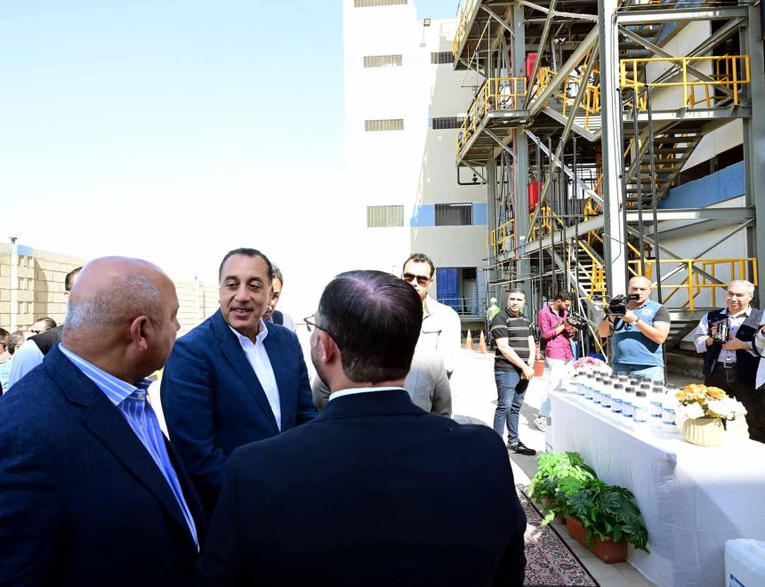 مدبولي يفتتح مصنع "كمت للصناعات التكاملية" المُتخصص في إنتاج وتصنيع وتعبئة "الإيثانول"