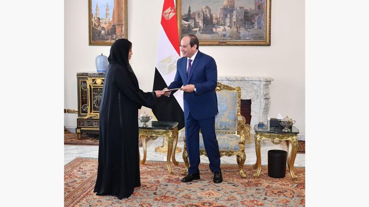 الرئيس السيسي يستقبل سفيرة دولة الإمارات العربية المتحدة بالقاهرة