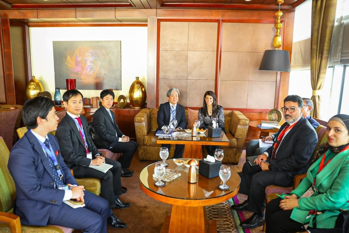 "المشاط" تلتقي الرئيس العالمي لمجموعة تمويل البيئة والبنية التحتية ببنك اليابان للتعاون الدولي "جيبيك"