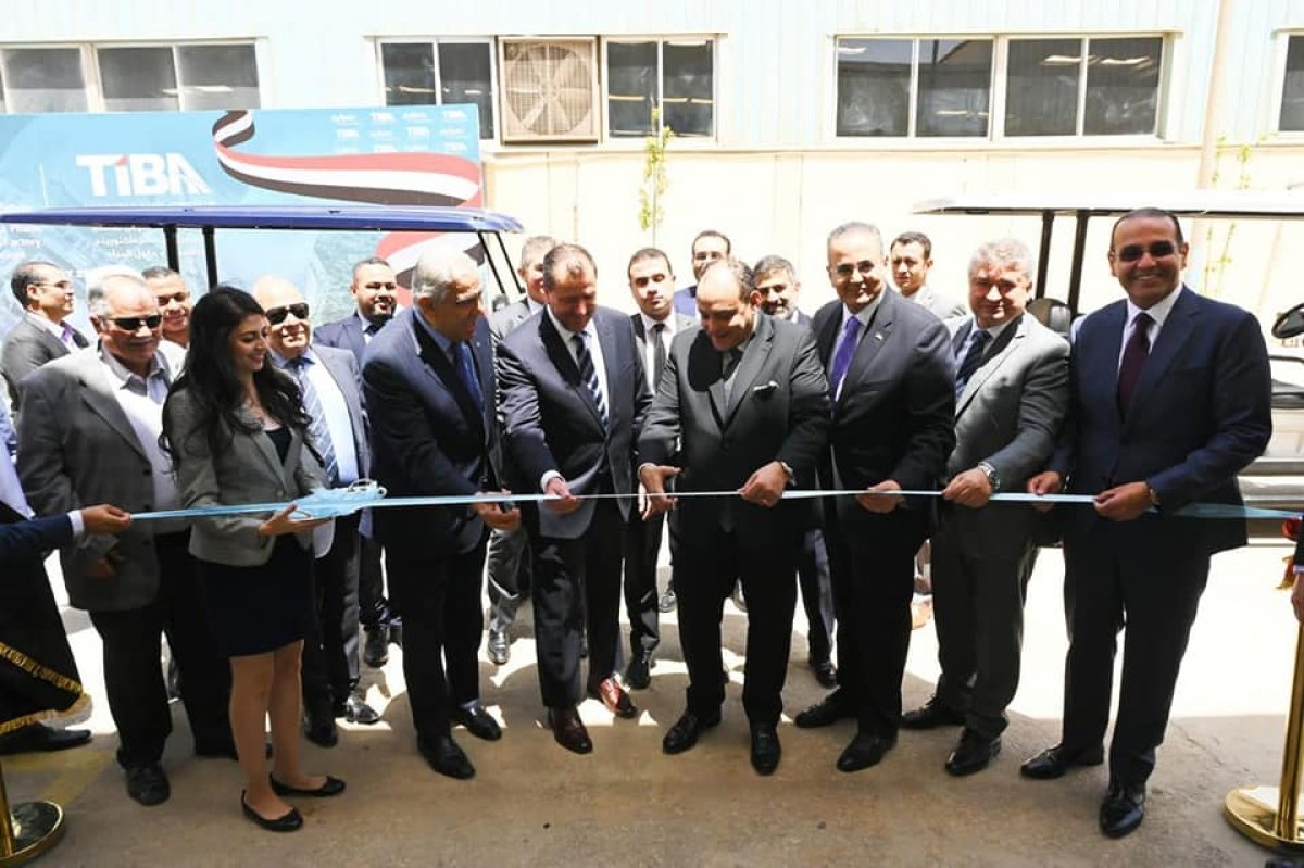 وزير التجارة والصناعة يفتتح مصنع شركة زايلم العالمية  لإنتاج مضخات المياه في مصر