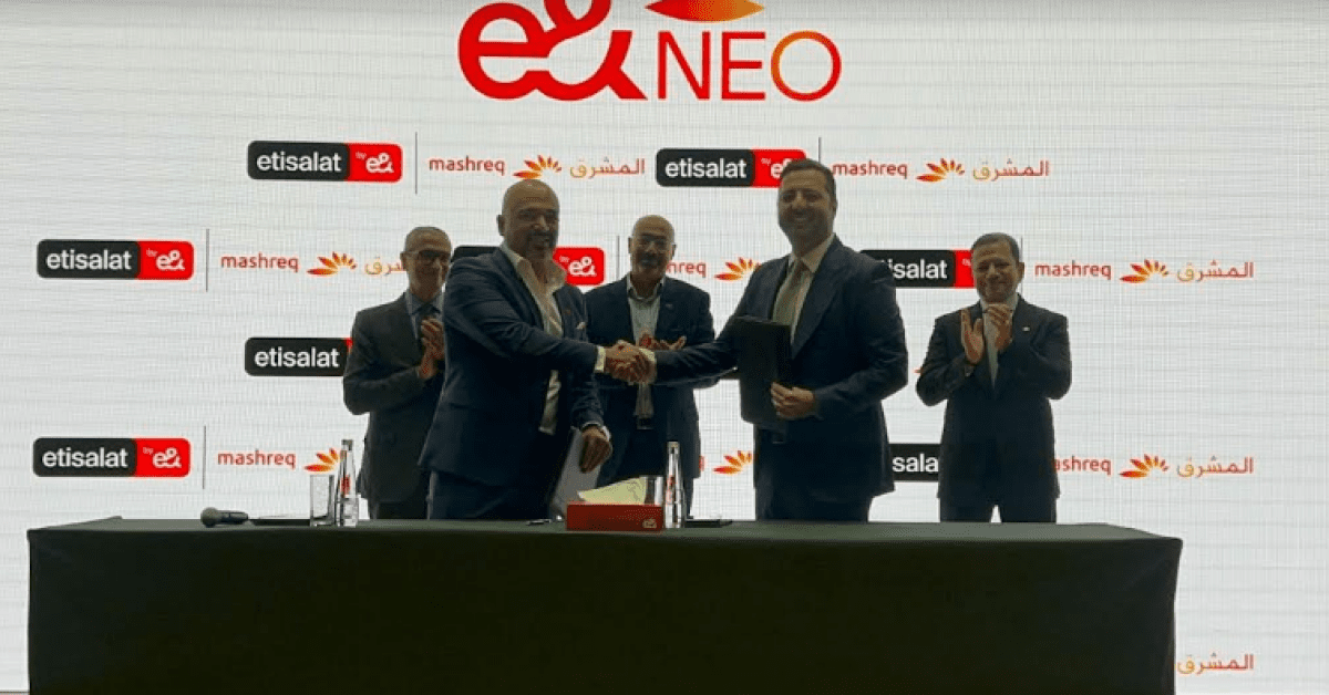 Etisalat Egypt signs collaboration agreement with Mashreq to provide e& Neo banking services 