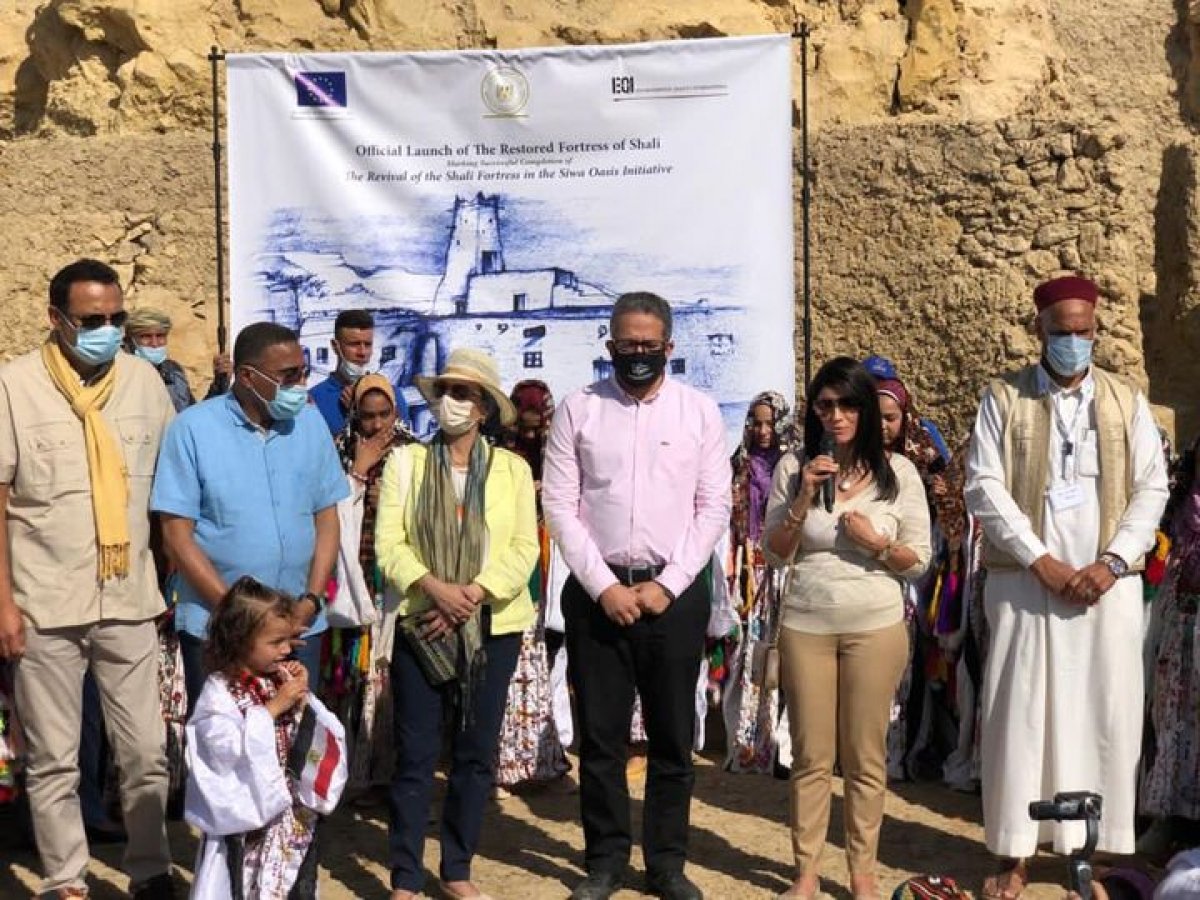 المشاط: تطوير قلعة شالي بسيوة مع الاتحاد الاوروبي يعكس أهمية الشراكات مُتعددة الأطراف لحماية التراث