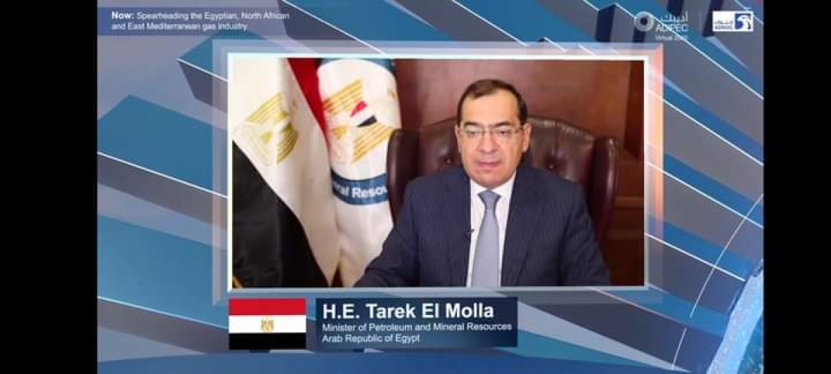 وزير البترول في مؤتمر أديبك: تجربة مصر فى إنشاء منظمة منتدى غاز شرق المتوسط ملهمة