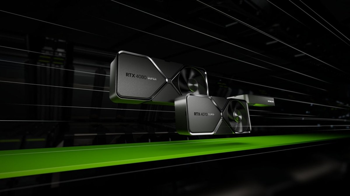 سلسلة GeForce RTX 40 SUPER يظهرون لأول مرة بعالم الألعاب عبر الذكاء الاصطناعي