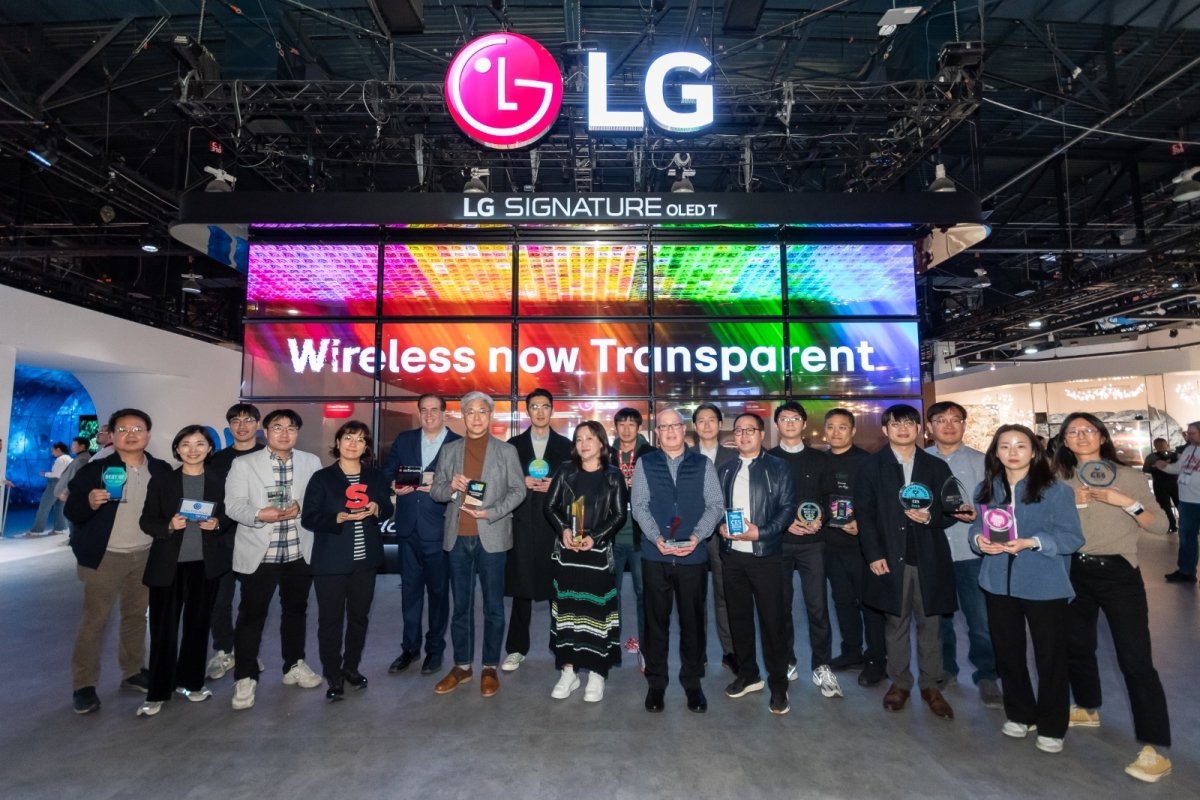 تكريم  LG في معرض تقنيات المستهلكين البارز على مستوى العالم بأكثر من 200 جائزة ووسام