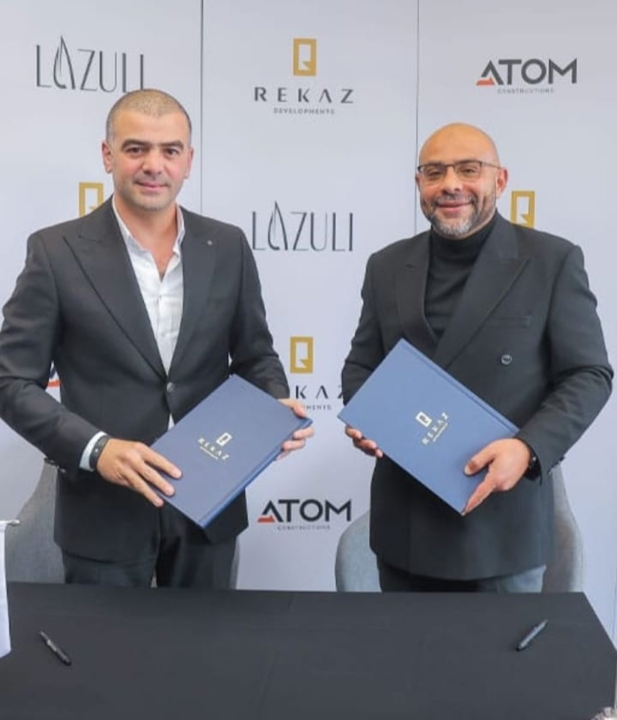 «ركاز للتطوير» تتعاقد مع « Atom» و«AROMA» لاستكمال تنفيذ أعمال بمرحلتين في مشروع «Lazuli» بتكلفة 400 مليون جنيه