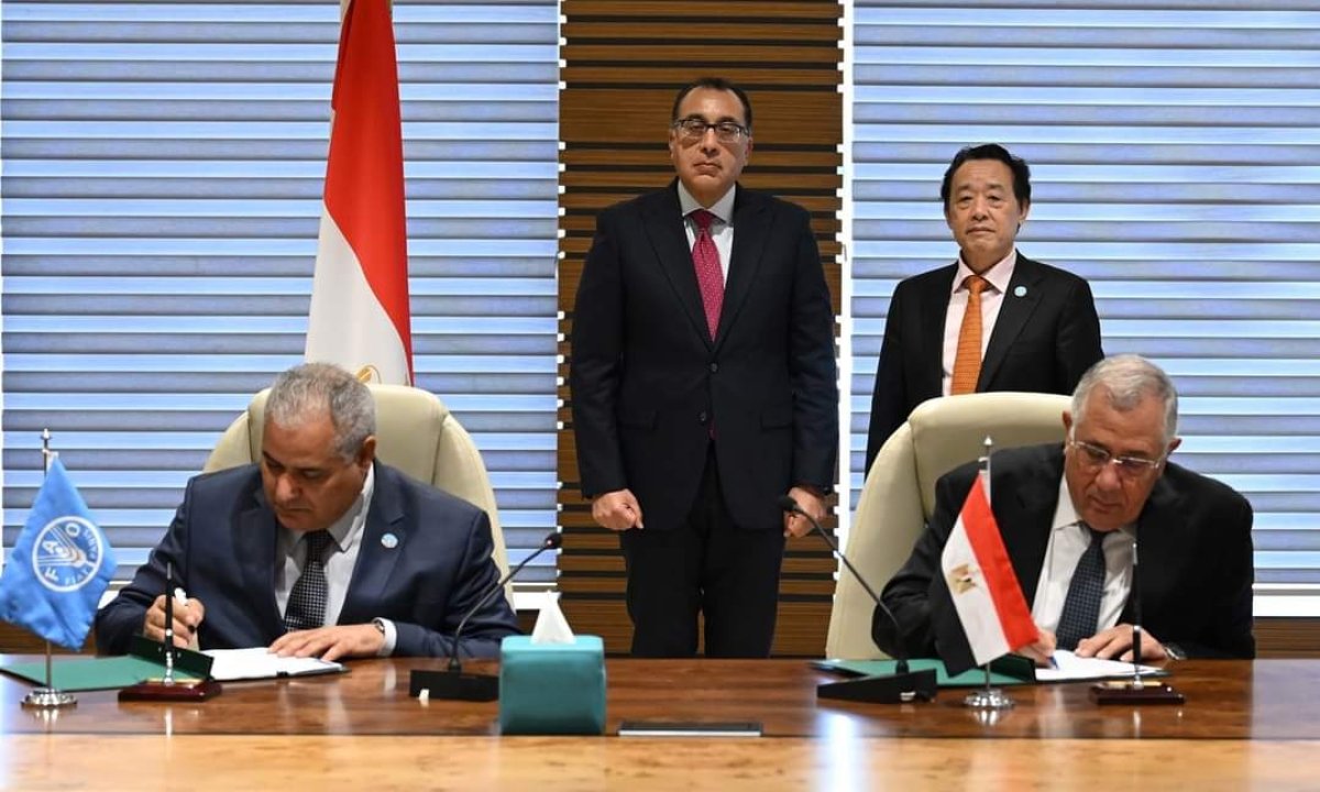 رئيس الوزراء يشهد مراسم توقيع للبرنامج الإطاري لنطاق عمل منظمة الأغذية والزراعة «الفاو» في مصر