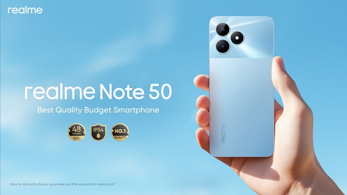 إطلاق سلسلة ريلمي نوت الجديد بأول هاتف realme Note 50