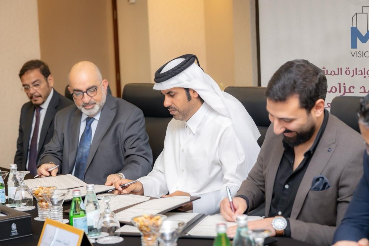 شركة «Main Marks» توقع اتفاقية تعاون استراتيجي مع شركتي «مصر» و«رتاج للفنادق والضيافة القطرية» بمشروع «MORAY» 