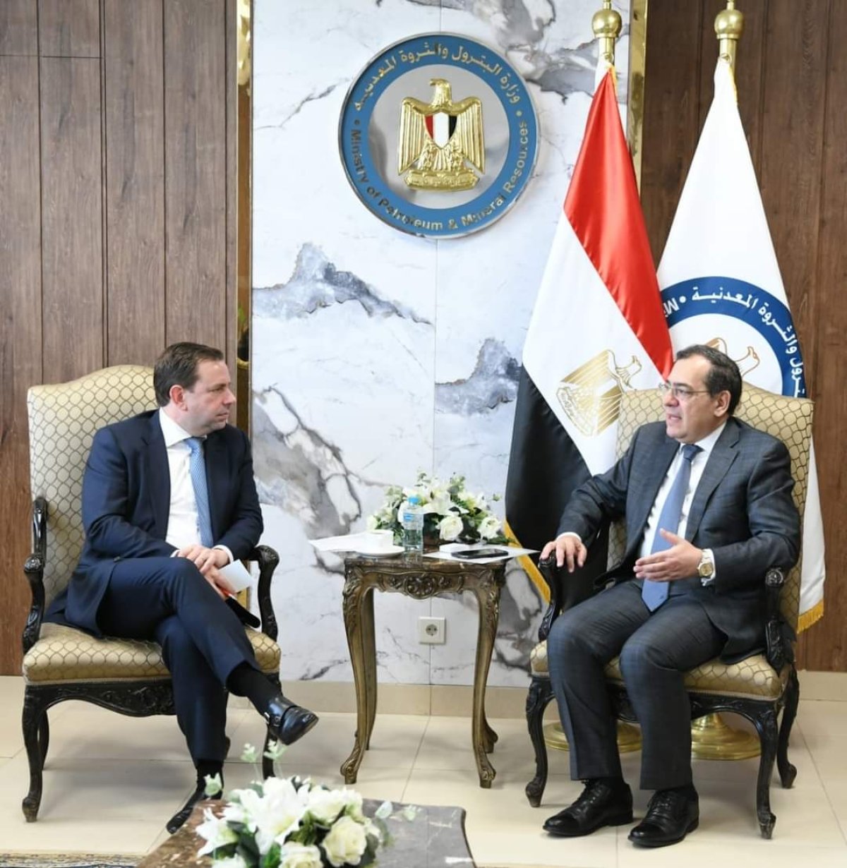 وزير البترول يبحث مع شركة «شل» أنشطتها في مصر وخططها المستقبلية