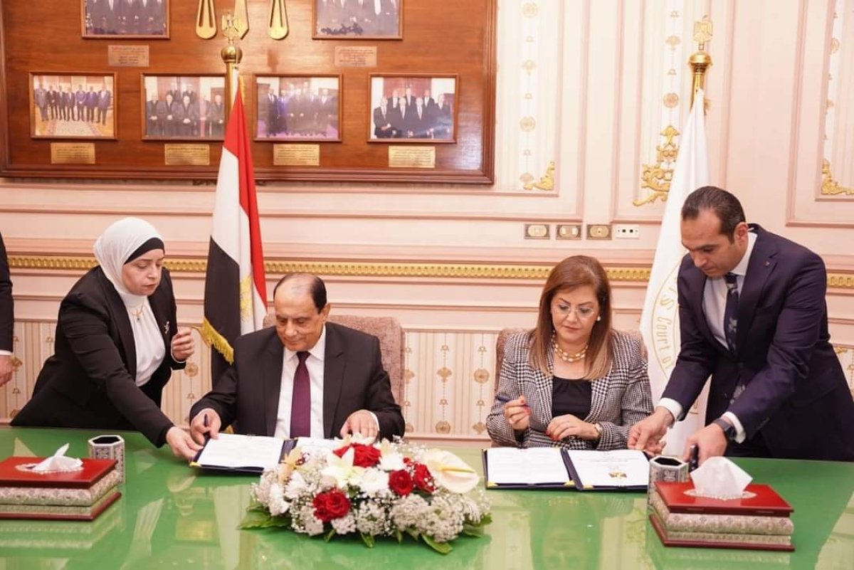 التخطيط ومجلس القضاء الأعلى يوقعان بروتوكول تعاون لإتاحة خدمات محكمة النقض بمراكز «خدمات مصر»