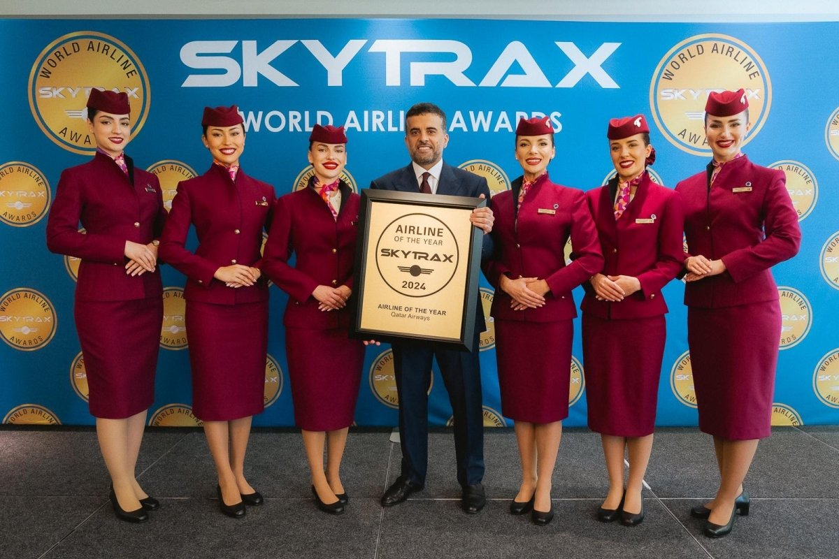 الخطوط الجوية القطرية تحصد جائزة أفضل شركة طيران بالعالم
