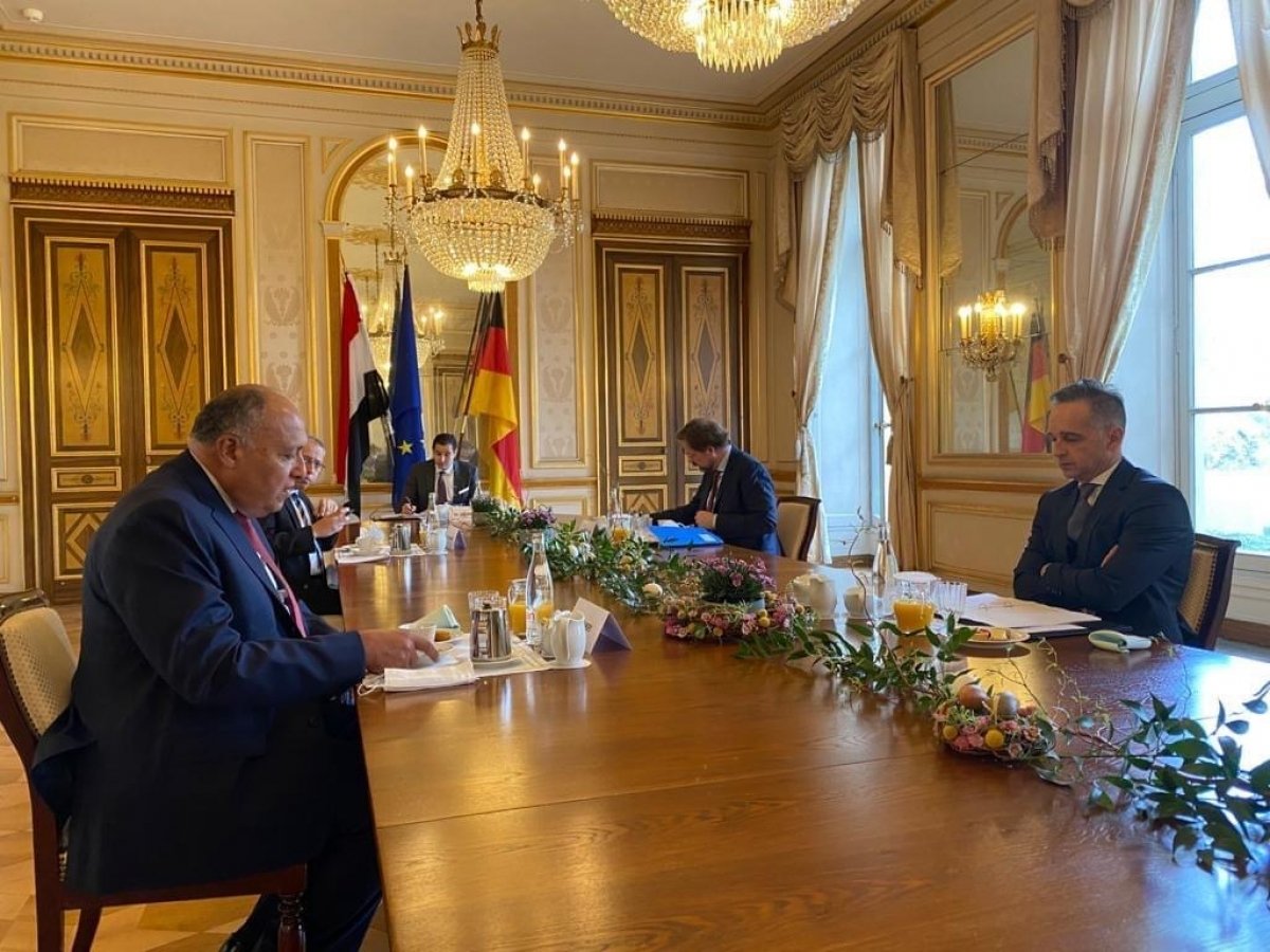 وزير الخارجية يلتقي نظيره الألماني على هامش زيارته الحالية إلى باريس