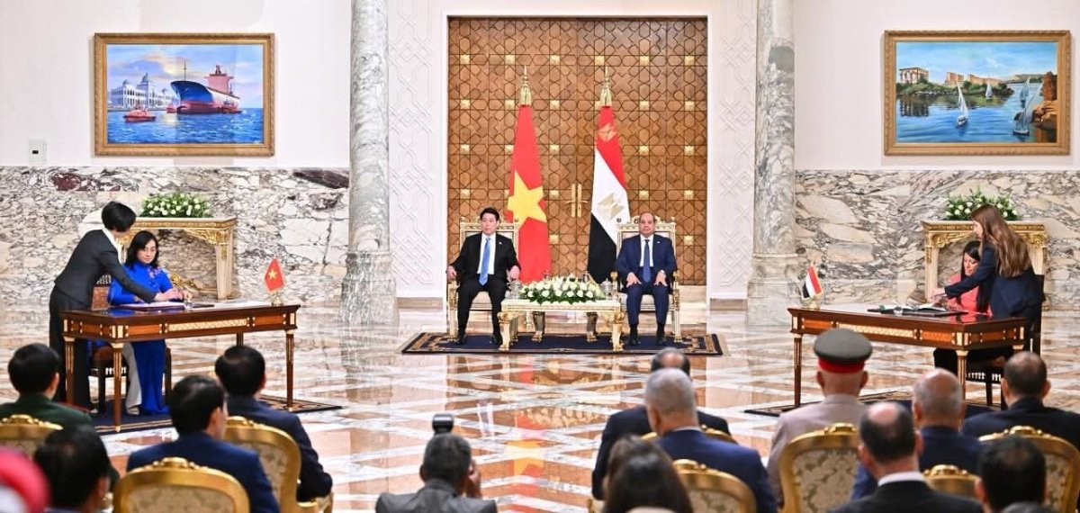 وزيرة التخطيط توقّع مذكرة تفاهم مع نائبة وزير الصناعة والتجارة بفيتنام لتعزيز التنمية الاقتصادية بين البلدين
