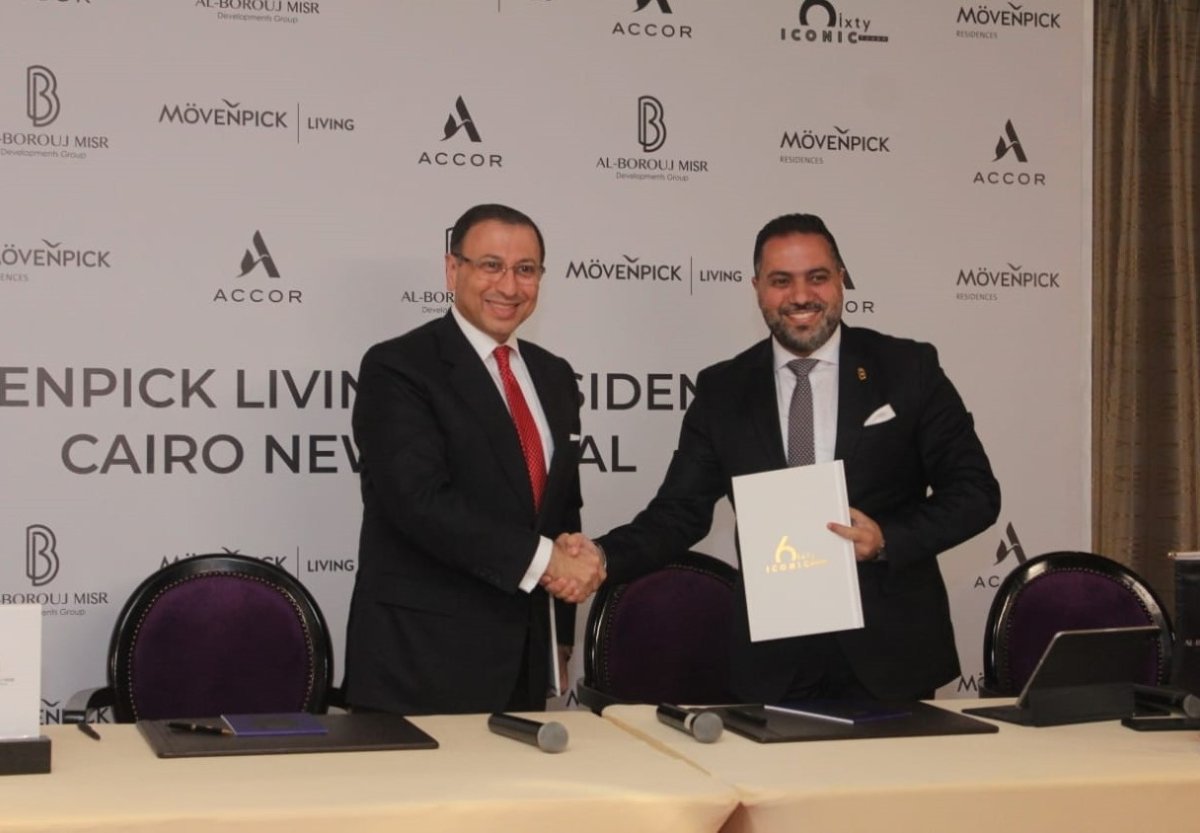 البروج مصر توقع عقد فندق " الموفنبيك " بمشروع   Sixty Iconic Tower تحت ادارة شركة أكور العالمية