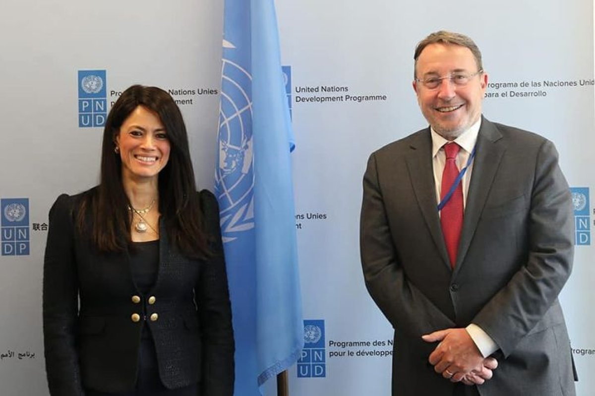 وزيرة التعاون الدولي تلتقي بقيادات منظمة الأمم المتحدة بواشنطن لبحث التعاون الاقتصادي