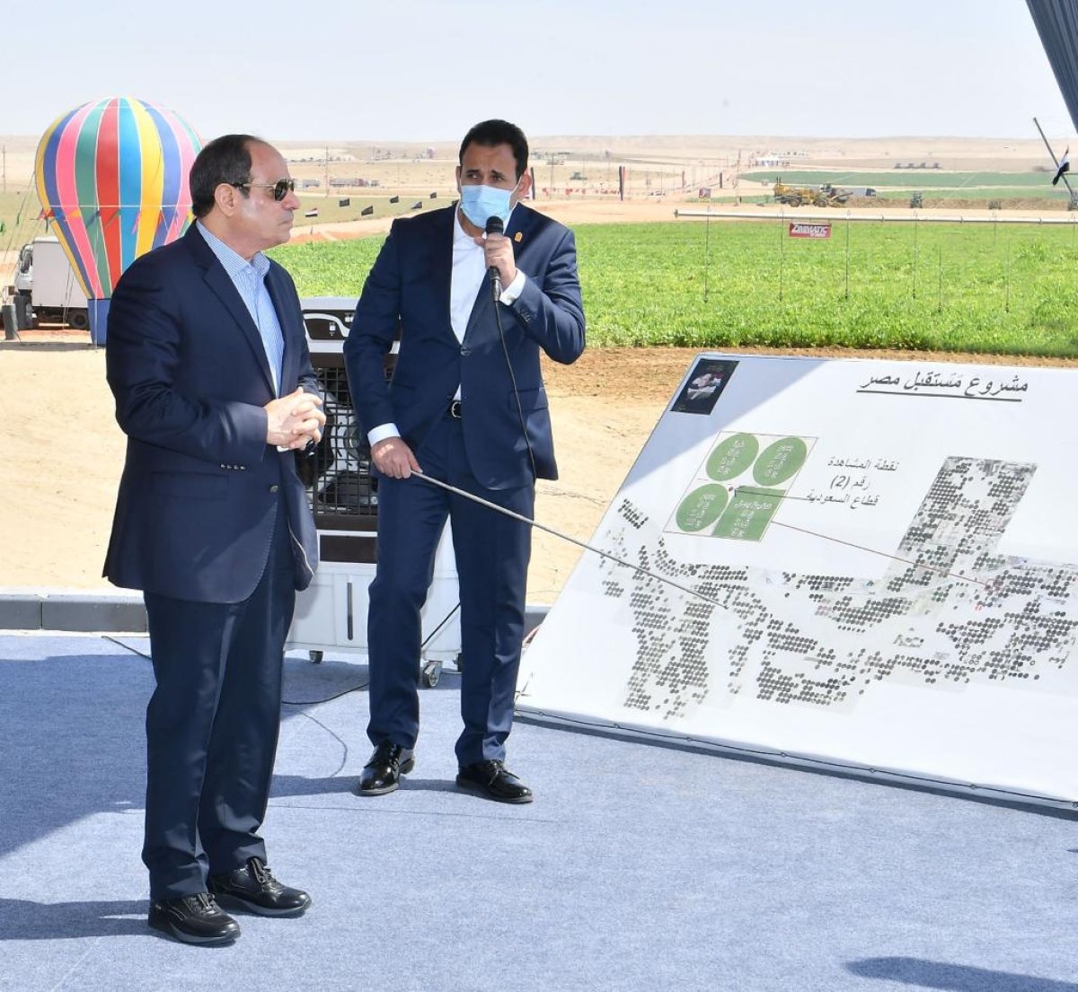 تعرف علي أبرز رسائل الرئيس السيسي خلال افتتاح مشروع مستقبل مصر للإنتاج الزراعي
