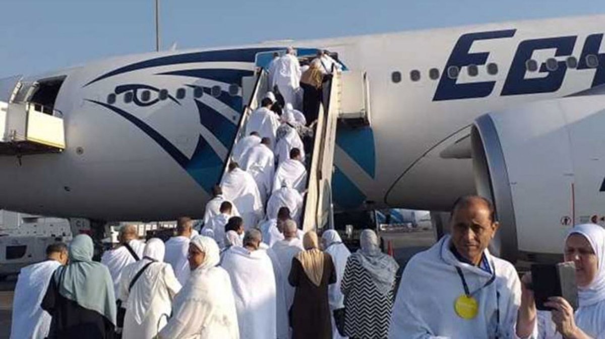 مصر للطيران تنقل 21 ألف حاج إلى الأراضي المقدسة