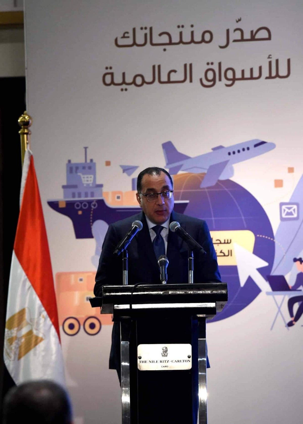 رئيس الوزراء يشهد احتفالية الإعلان عن افتتاح 6 أفرع خارجية لـ"جسور" للترويج للمنتجات المصرية حول العالم.