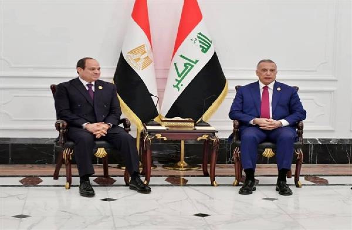 عاجل: الرئيس السيسي يلتقي رئيس الوزراء العراقي في جدة