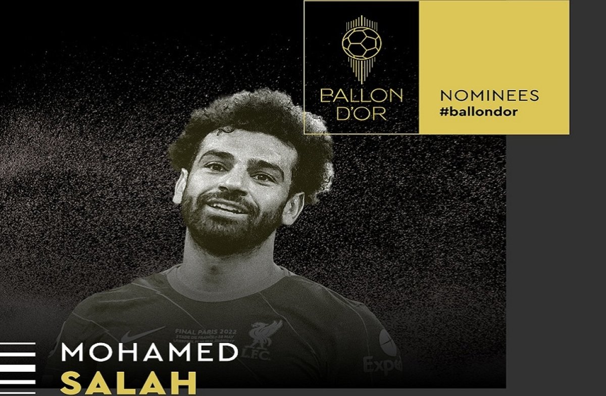 عاجل: "محمد صلاح" ضمن المرشحين لجائزة الكرة الذهبية 2022