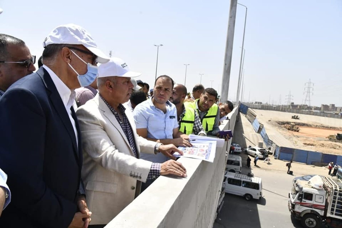 وزير النقل يتابع معدلات تنفيذ المرحلة الثانية من مشروع تطوير وتوسعة الطريق الدائري