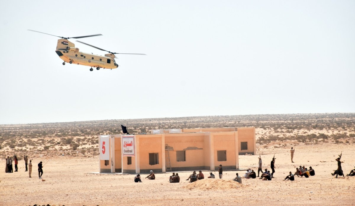 ختام فعاليات التدريب المشترك "هرقل -2" بقاعدة محمد نجيب العسكرية
