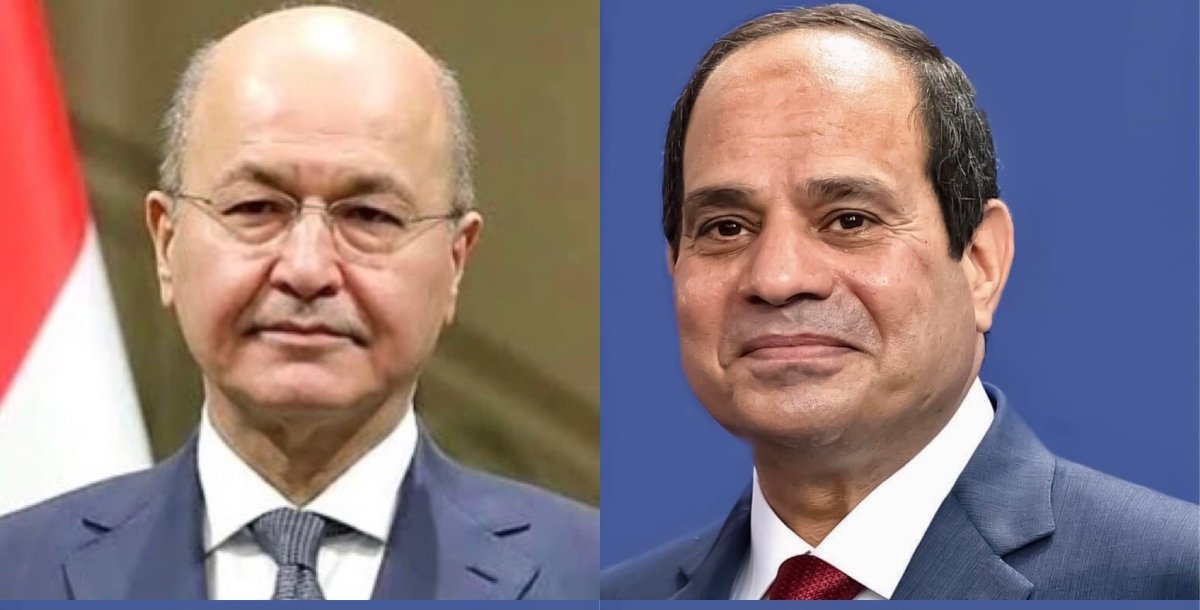 الرئيس السيسي يؤكد على دعم مصر الكامل للعراق في ظل الظروف الحالية