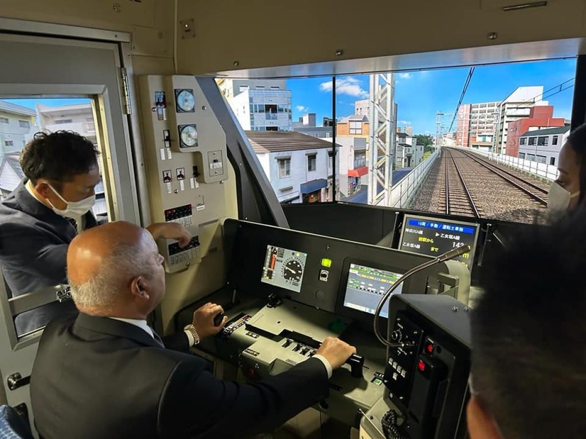 وزير النقل في زيارة لمركز تدريب شركة  طوكيو مترو المشرفة على إدارة وتشغيل وصيانة عدد 9خطوط مترو في العاصمة اليابانية