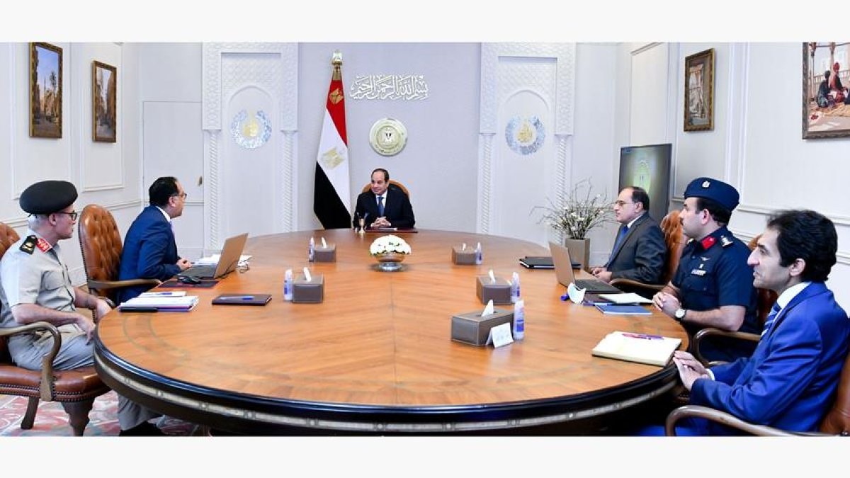 الرئيس السيسي يتابع تطورات الموقف التنفيذي للمشروع القومي للإنتاج الزراعي مستقبل مصر