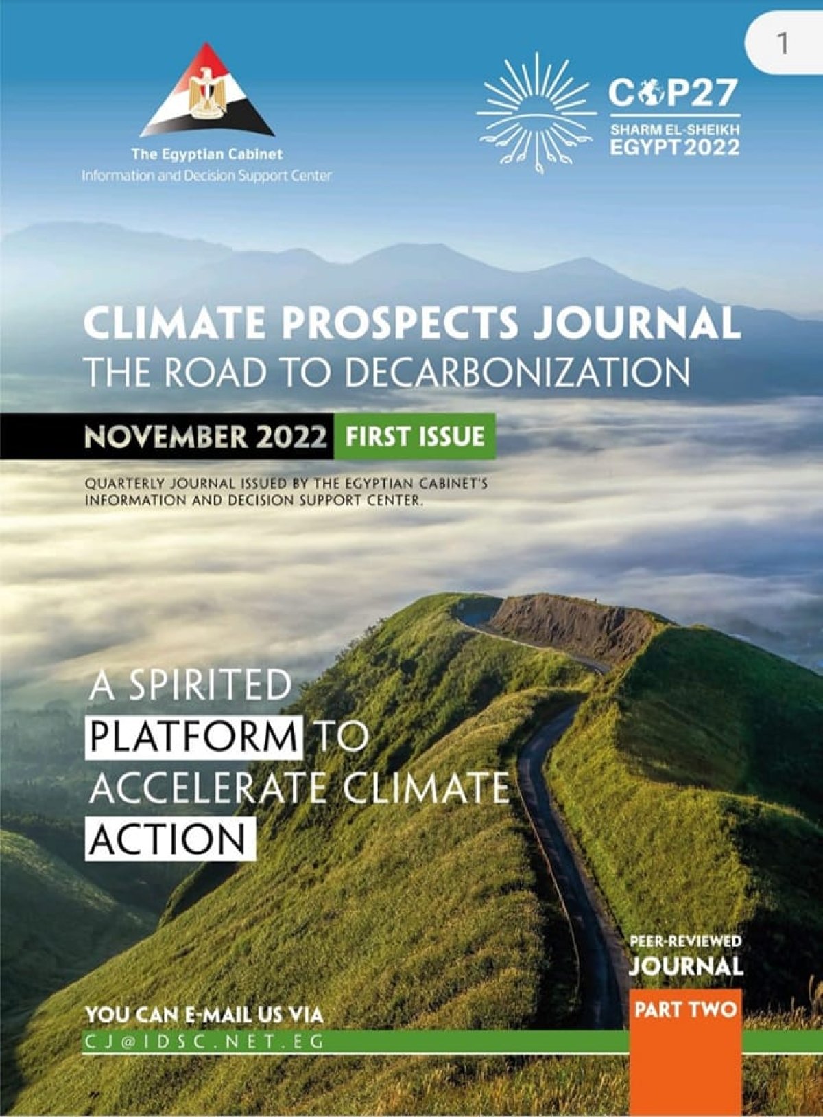 على هامش استضافة مصر لمؤتمرCOP27: مدبولي  يدشن مجلة " آفاق المناخ" كإصدارة جديدة لمركز معلومات مجلس الوزراء