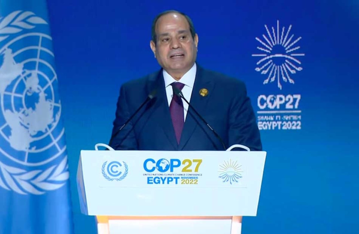 عاجل: كلمة الرئيس السيسي أمام الجلسة الافتتاحية لقمة شـرم الشيخ لتنفيذ تعهدات المناخ "COP27"