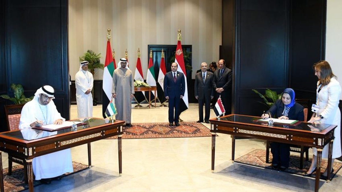 عاجل: الرئيس السيسي ورئيس الإمارات يشهدان التوقيع على مذكرة تفاهم لتطوير مشروع القياسات الخاصة
