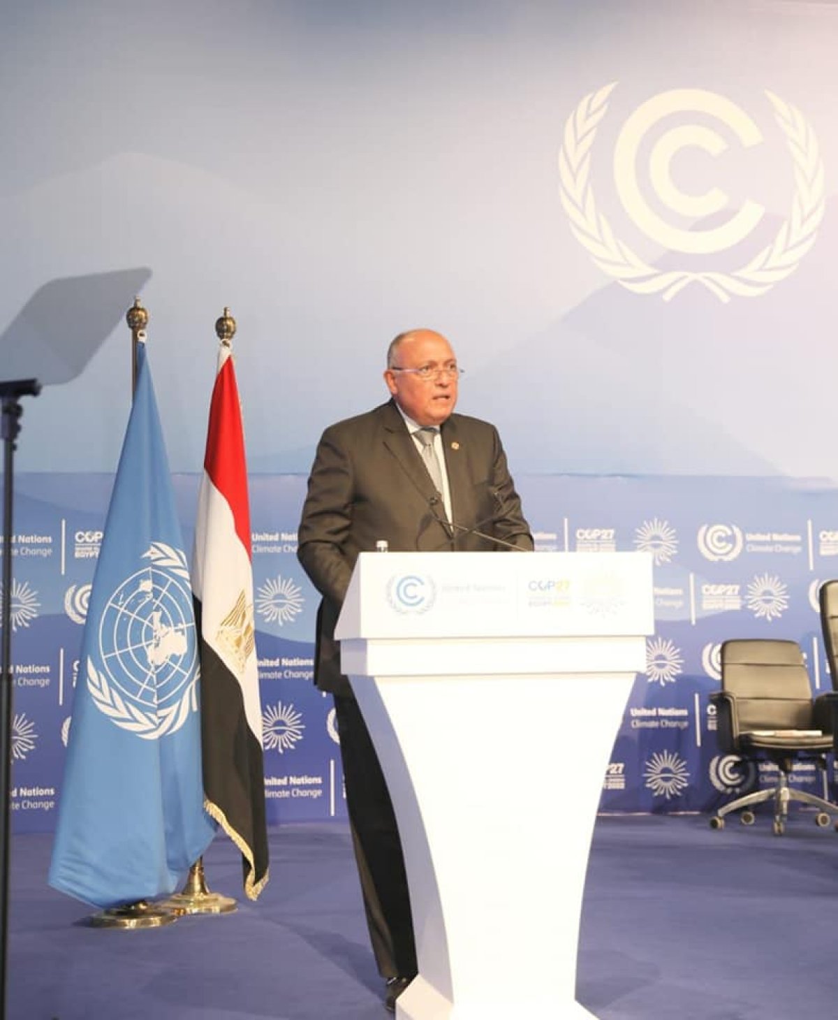 وزير الخارجية رئيس مؤتمر COP27 يُطلق أجندة شرم الشيخ للتكيُف مع تغير المناخ