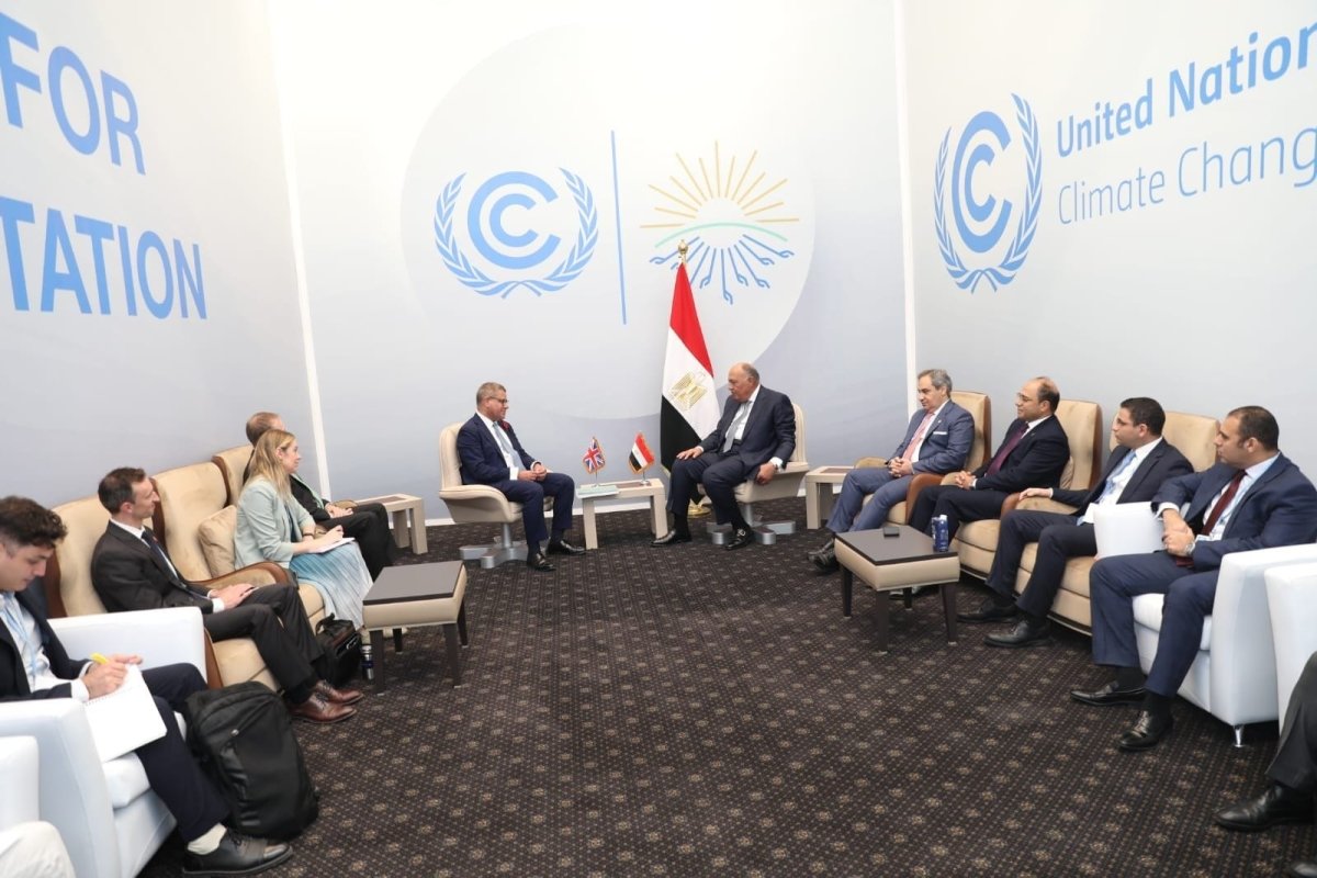 وزير الخارجية رئيس مؤتمر COP27 يستقبل "ألوك شارما" رئيس الدورة 26 للمؤتمر