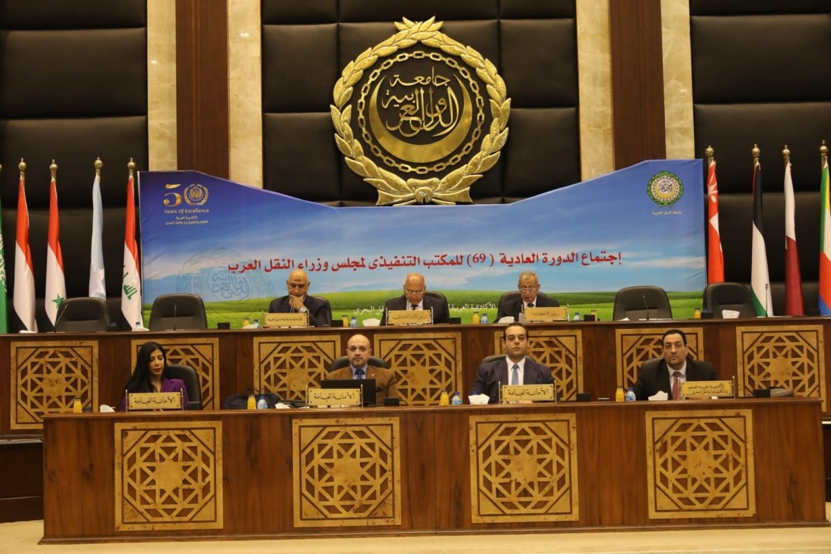 وزير النقل يترأس اجتماع الدورة العادية رقم (69)  للمكتب التنفيذي لمجلس وزراء النقل العرب
