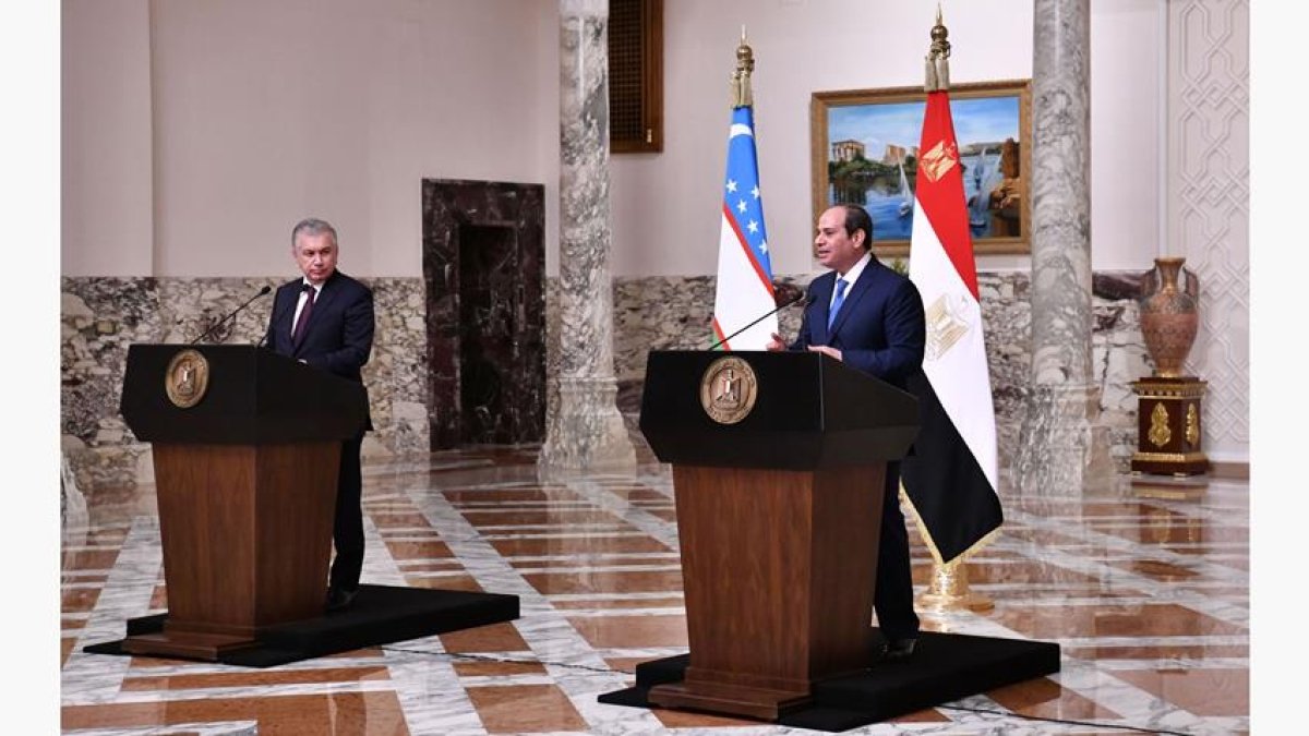 بيان مُشترك بين جمهورية مصر العربية وجمهورية أوزبكستان