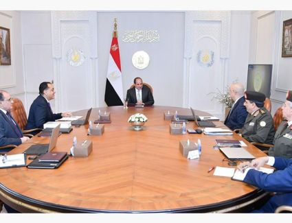 الرئيس السيسي يتابع الموقف التنفيذي للأعمال الجارية بالعاصمة الإدارية الجديدة