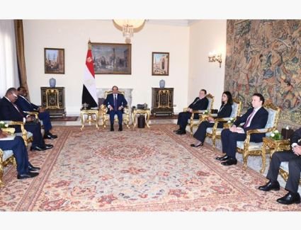 الرئيس السيسي يستقبل رئيس مجموعة بنك التنمية الأفريقي