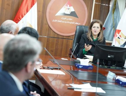 وزيرة التخطيط ورئيس مجلس إدارة الصندوق السيادي تتابع عملية تطوير مبنى وزارة الداخلية بوسط البلد