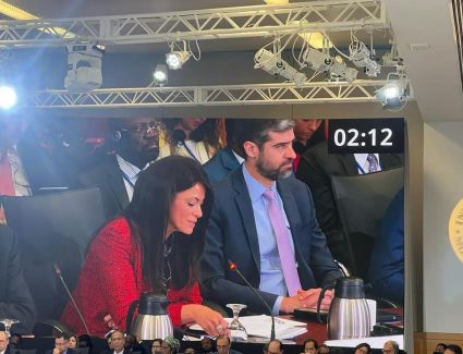 وزيرة التعاون الدولي تُلقي كلمة مصر أمام اجتماع مجموعة الـ 24 على مستوى الوزراء والمحافظين