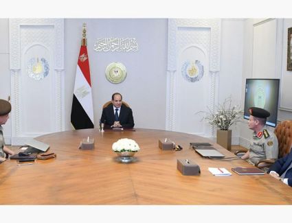 الرئيس السيسي يتابع الموقف التنفيذي لعدد من مشروعات الهيئة الهندسية على مستوى الجمهورية
