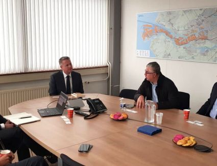 رئيس اقتصادية قناة السويس يتفقد ميناء روتردام ويبحث سبل التعاون المشترك 