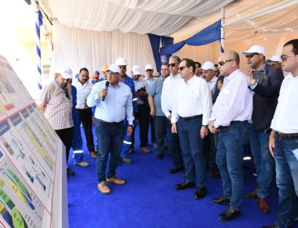 وزير البترول يفتتح توسعات حقل شمال جيسوم الشمالى فى منطقة امتياز بتروجلف بخليج الزيت  بالصحراء الشرقية