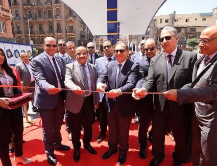 وزير البترول يفتتح محطة متكاملة بمنطقة وسط البلد للتموين بالغاز الطبيعي والبنزين والشحن الكهربائي