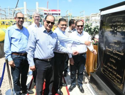 افتتاح مشروع ربط غازات حقل ريفين على مجمع غازات الصحراء الغربية  بالأسكندرية 