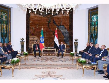 عاجل: الرئيس السيسي يستقبل رئيس الوزراء الإثيوبي