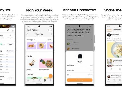 سامسونج تُطلق إصدارا عالمياً لتطبيق وصفات الطعام