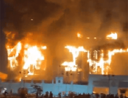 النيابة العامة تصدر بيانا بشأن حريق مديرية أمن الإسماعيلية