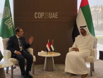 وزير البترول يلتقى الدكتور سلطان الجابر رئيس مؤتمر الأمم المتحدة للمناخ «COP28»